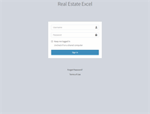 Tablet Screenshot of online.realestateexcel.com